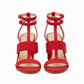 Buckle Block Open Toe High Heels Pumps