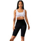 Short Cropped Outfits Spots Yoga Ladies Pants
