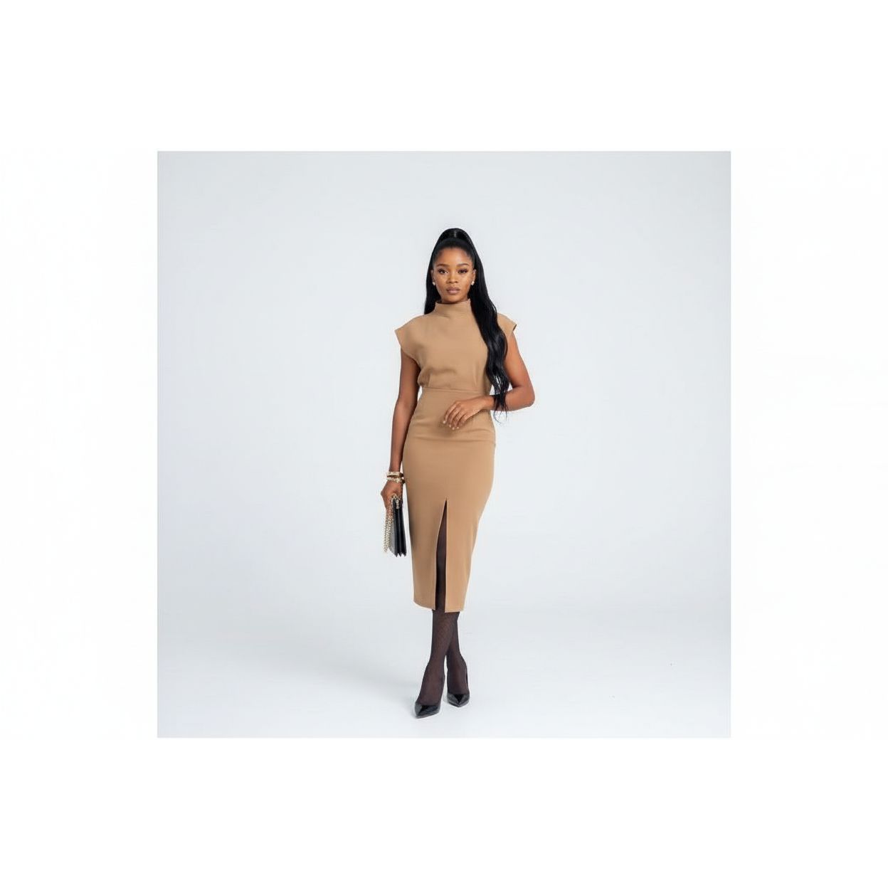 Short Sleeve Top & Bodycon Peplum Pencil Skirt Set