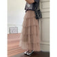 Ruffle Layered Maxi Skirts