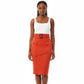 Formal Belted Utility Pencil Midi Skirt