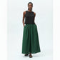 Elasticated Poplin Midi Skirt