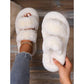 Plain Color Minimalist Fluffy Slippers