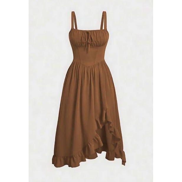 Detachable Skirt Hem Versatile Vintage Palace Style Dress