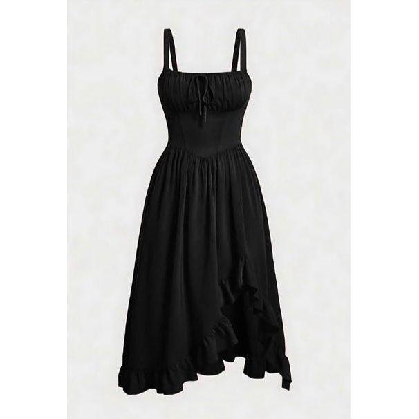 Detachable Skirt Hem Versatile Vintage Palace Style Dress