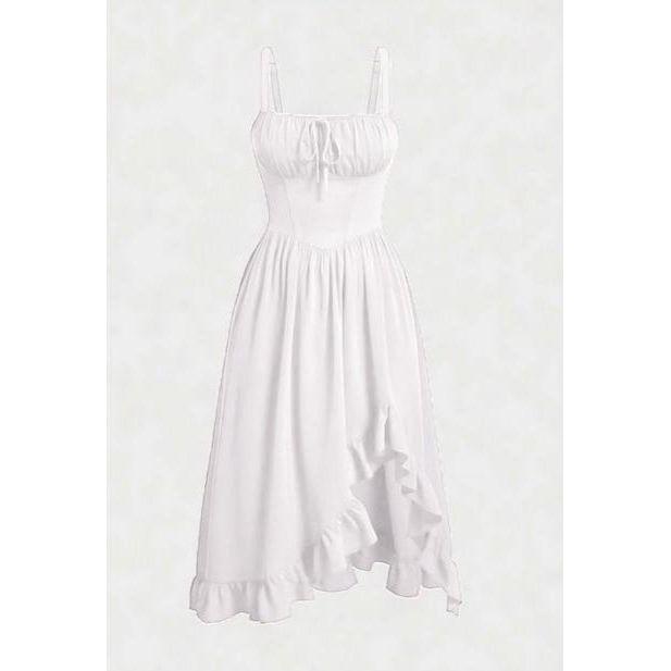 Detachable Skirt Hem Versatile Vintage Palace Style Dress