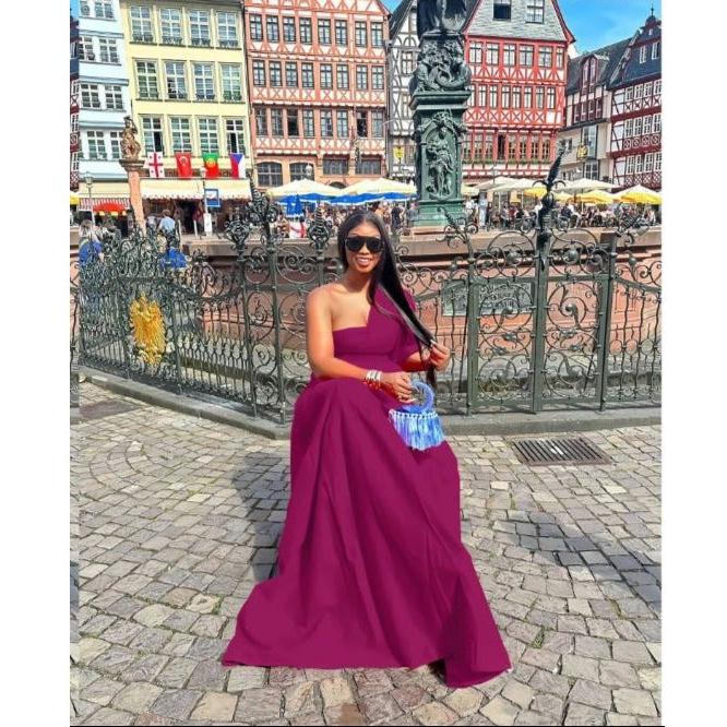 Women's Long Evening After-Party Wedding Dress