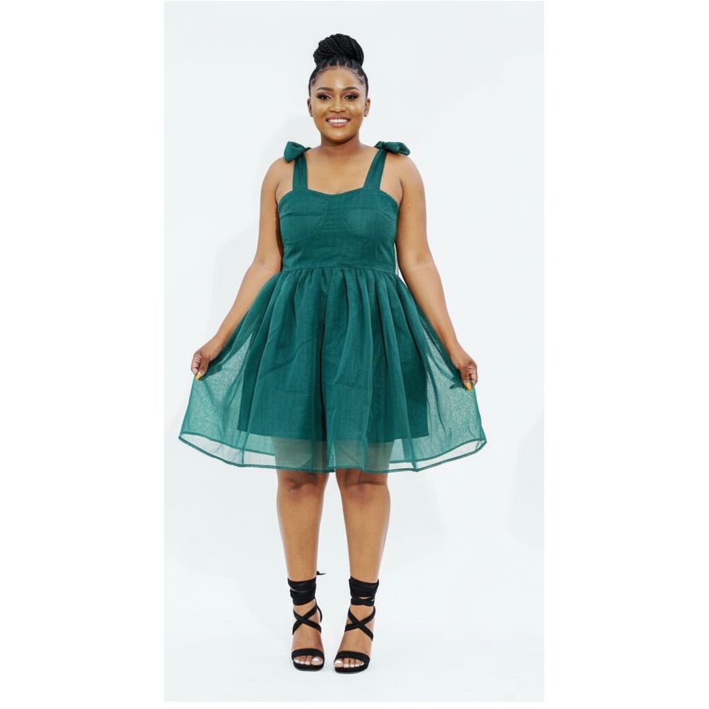 Plain Sexy Sleeveless Lace Dress.