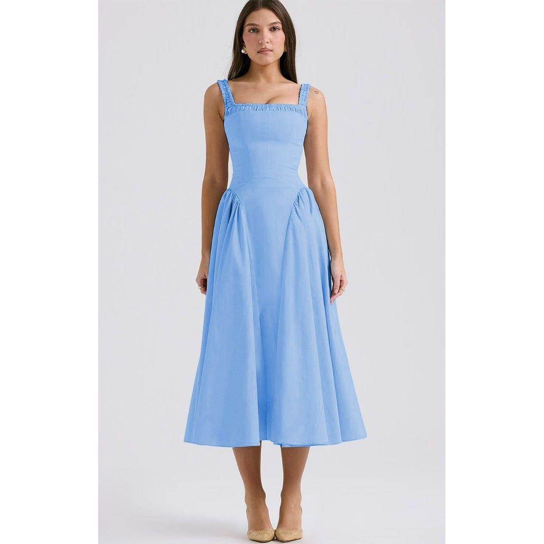 Square Neck Sleeveless A-line Dress – YELLOW SUB TRADING