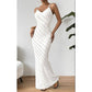 Halter Neck Women's Knitted Mermaid Maxi Dress