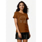 Women's Heart Round Neck Short Sleeve T-Shirt