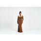 Halter-Neck Split Maxi Dress