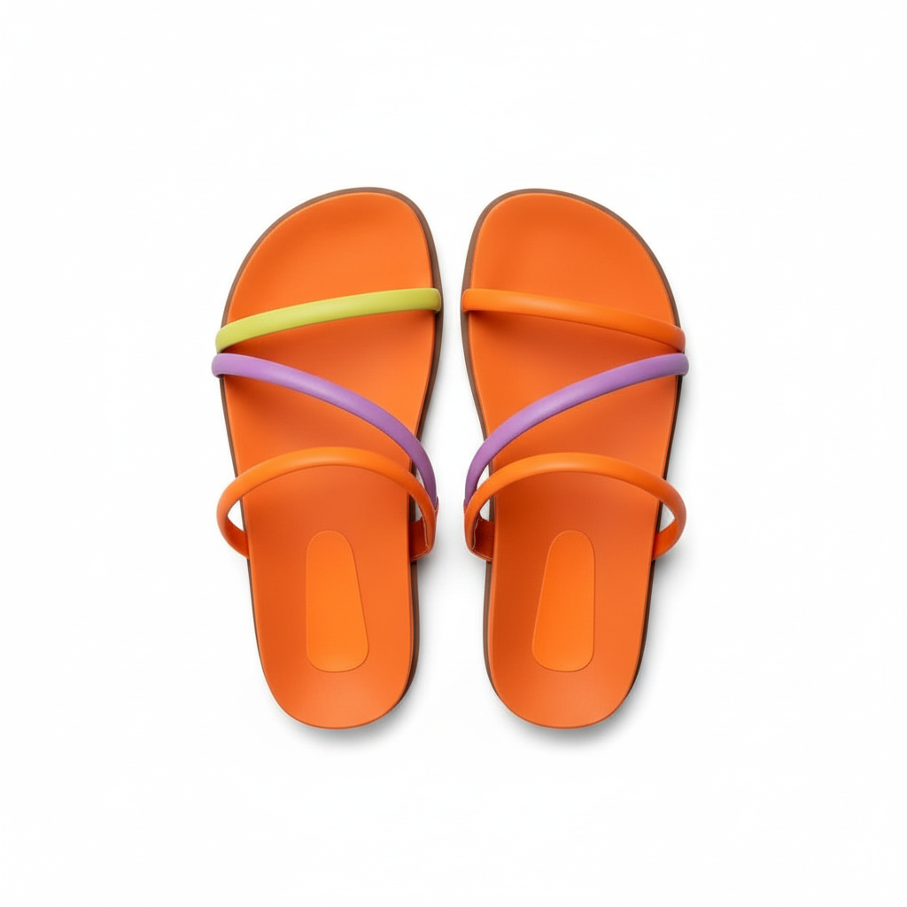 Open Toe Flip Flops Flat Beach Sandals