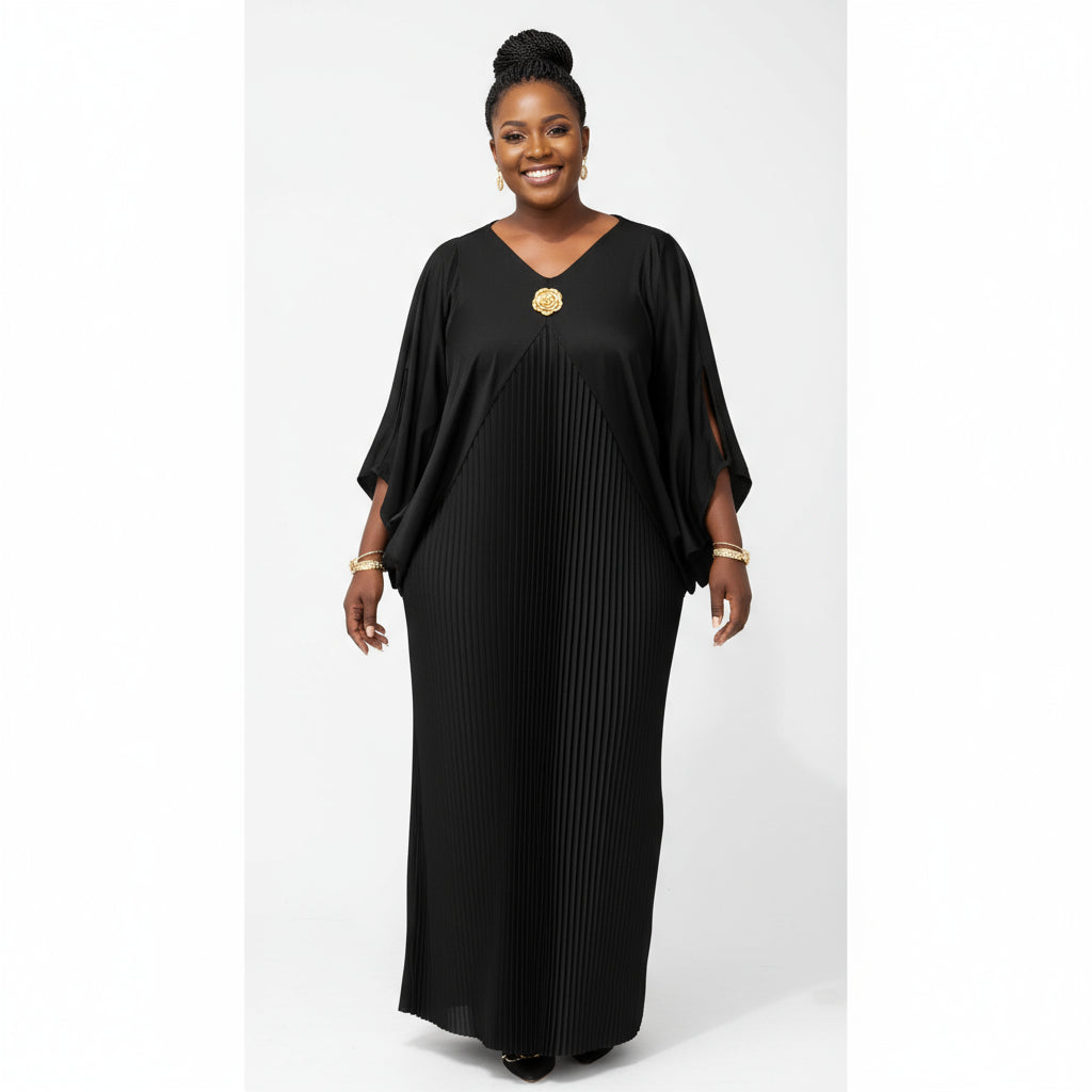 African Boubou Robe Ankara Dashiki Loose Maxi Dress