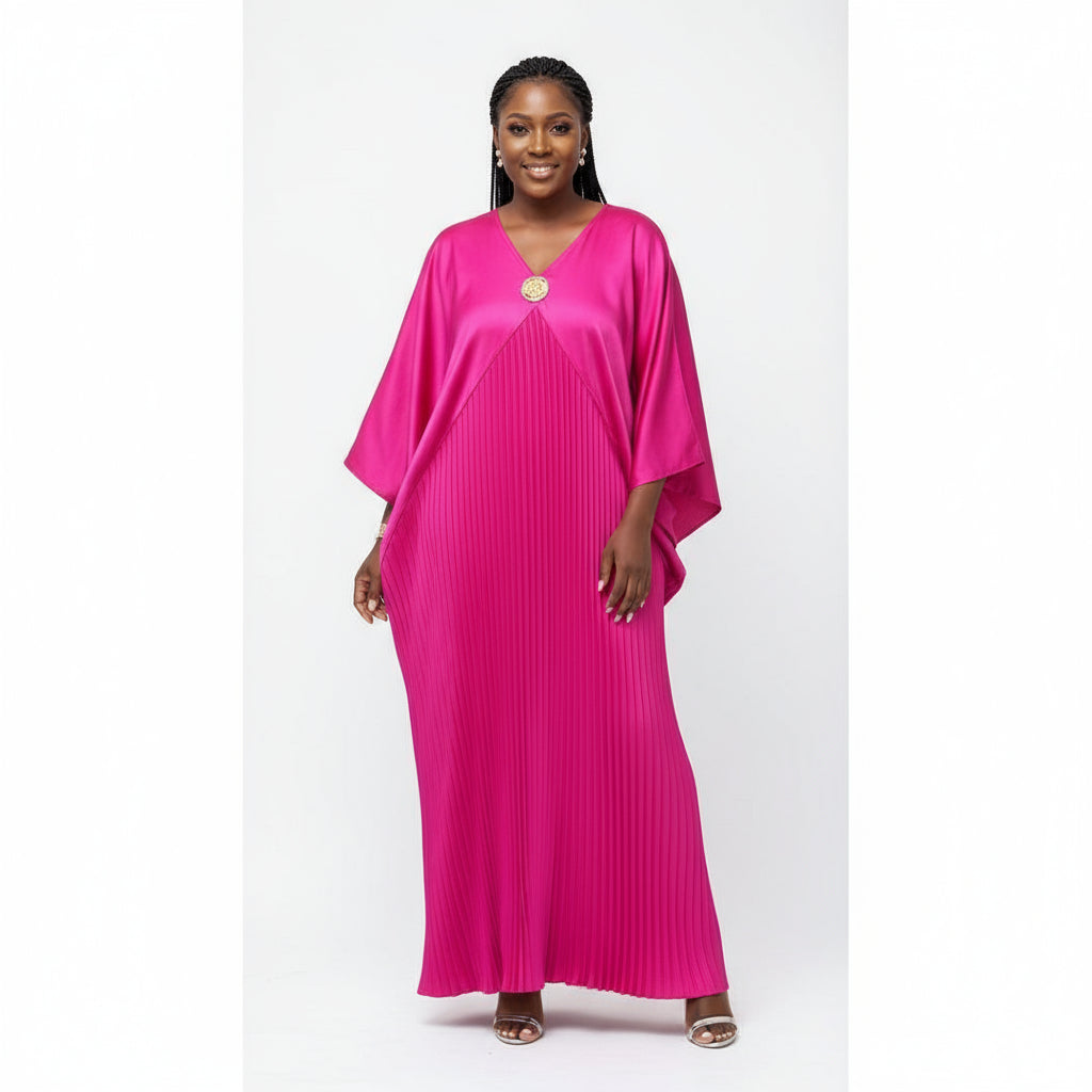 African Boubou Robe Ankara Dashiki Loose Maxi Dress