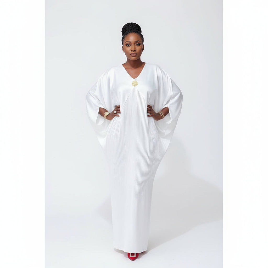 African Boubou Robe Ankara Dashiki Loose Maxi Dress