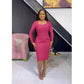 Fashion StyleLong Sleeve Midi Dress