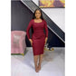 Fashion StyleLong Sleeve Midi Dress