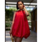 Sleeveless Chiffon Balloon Bubble Dress