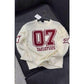 V-Neck Numbers Print Pullover Sweater