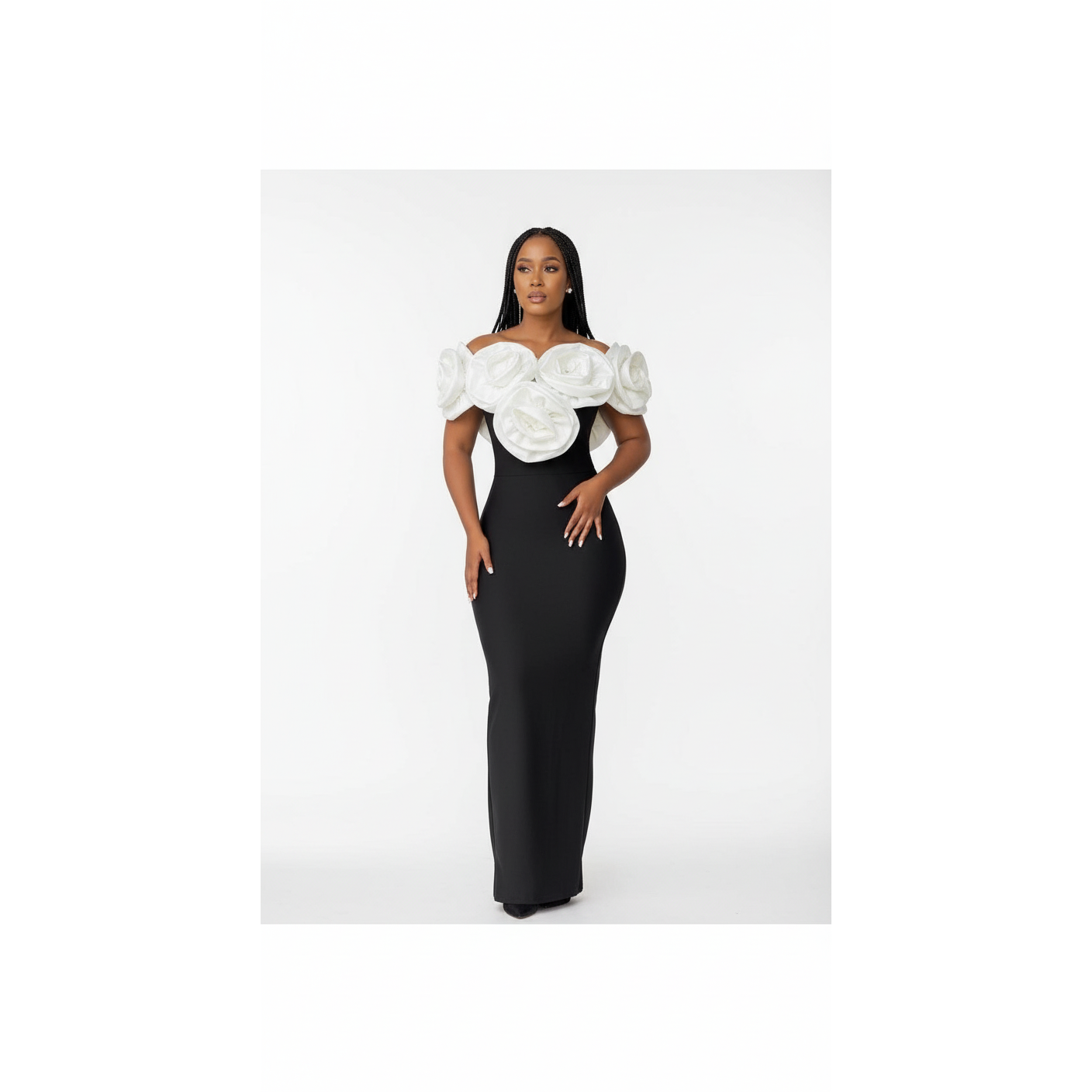 Elegant Off The Shoulder Cocktail Dress