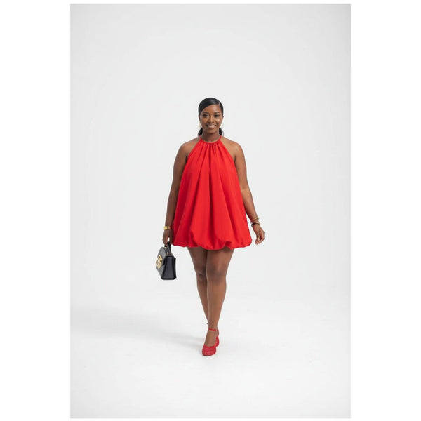 Sleeveless Chiffon Balloon Bubble Dress – YELLOW SUB TRADING