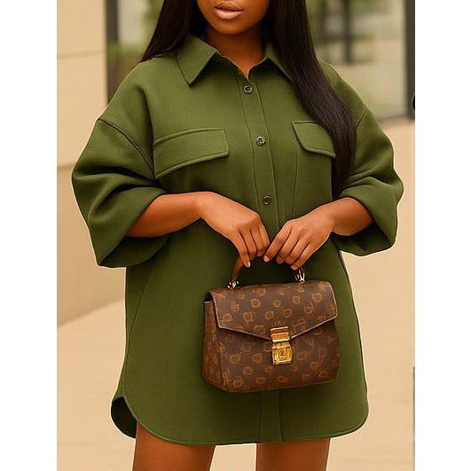 Frenchy Button-Up Longline Coat