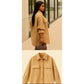 Frenchy Button-Up Longline Coat