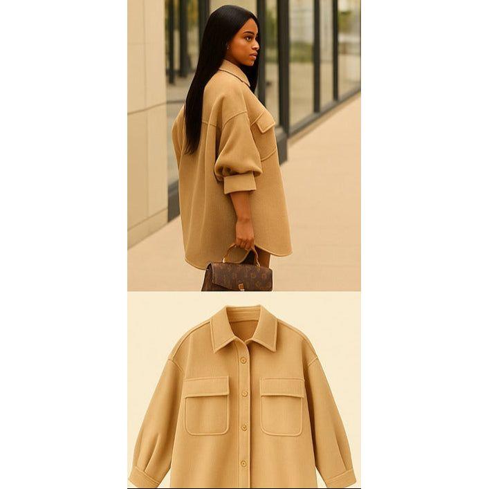 Frenchy Button-Up Longline Coat