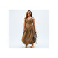 Spaghetti Strap Pleated Maxi Dress.