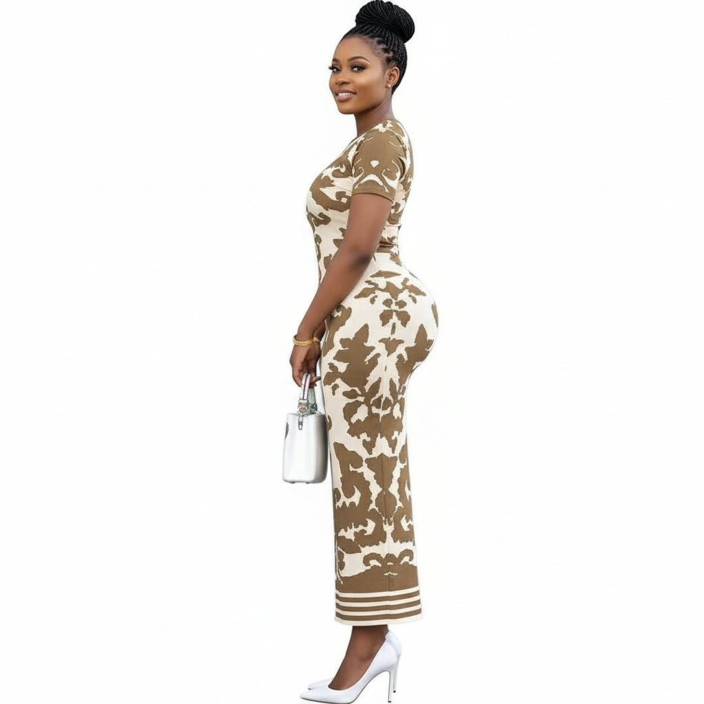 Beautiful Stylish A-Line Short Sleeve Dress