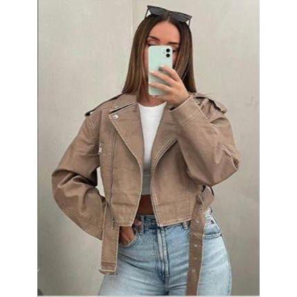 Casual Turn-Down Collar Daily Wear Jacket