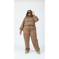 Long Sleeve Knit Top & Elastic Waist Pant Two Piece Tracksuit Set