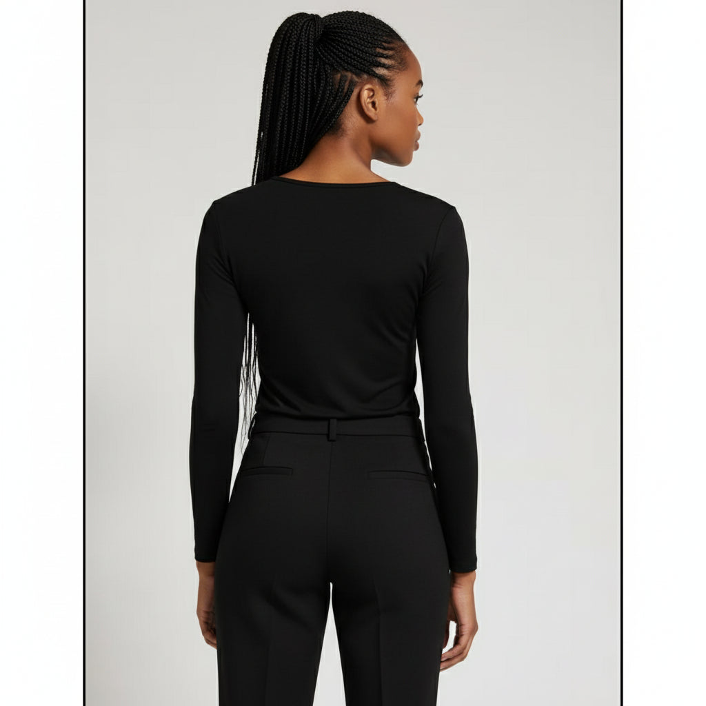 Long Sleeve Cotton Stretchy T-shirt