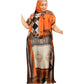 Dubai Kaftan African Islam Silk Soft Print Loose Dress