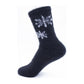 Women's High Socks with Print Warm Soft Wool