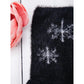 Women's High Socks with Print Warm Soft Wool