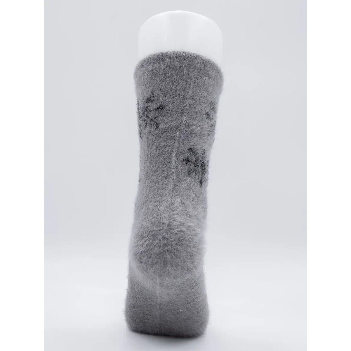 Women's High Socks with Print Warm Soft Wool