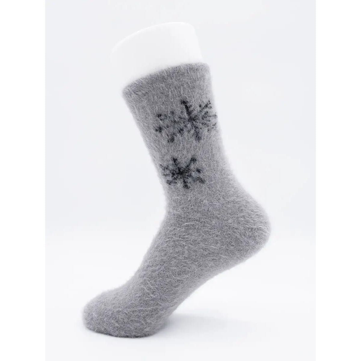 Women's High Socks with Print Warm Soft Wool