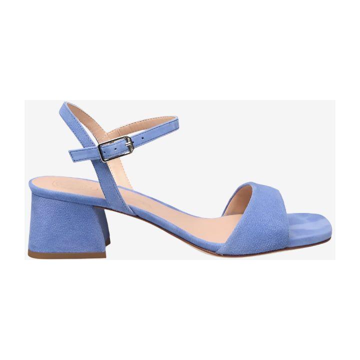 Ankle Strap Block Heel Shoe