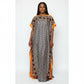 Dubai Dashiki Abaya Print Design Loose Long Dress