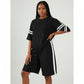 Rapper Loose-Fit 2pcs T-Shirt And Shorts Set