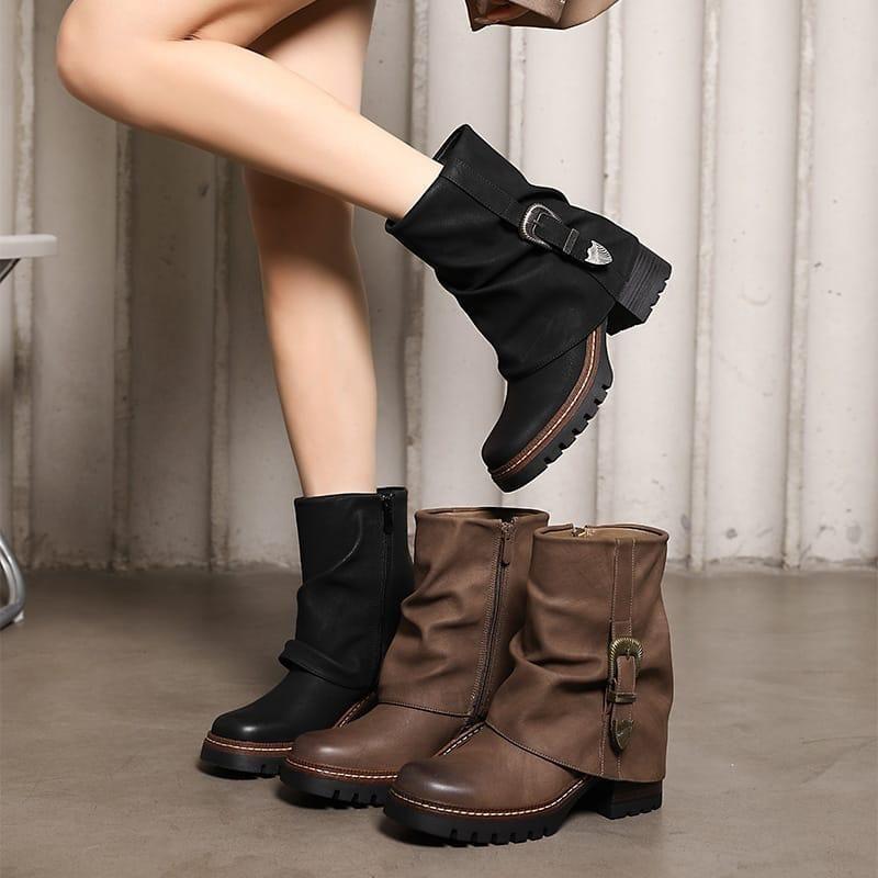 Functional Buckles and Comfortable Boots Fit