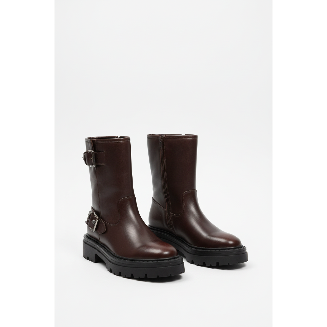 Ankle Boots Fashion Elegant Side Zippers Shoes