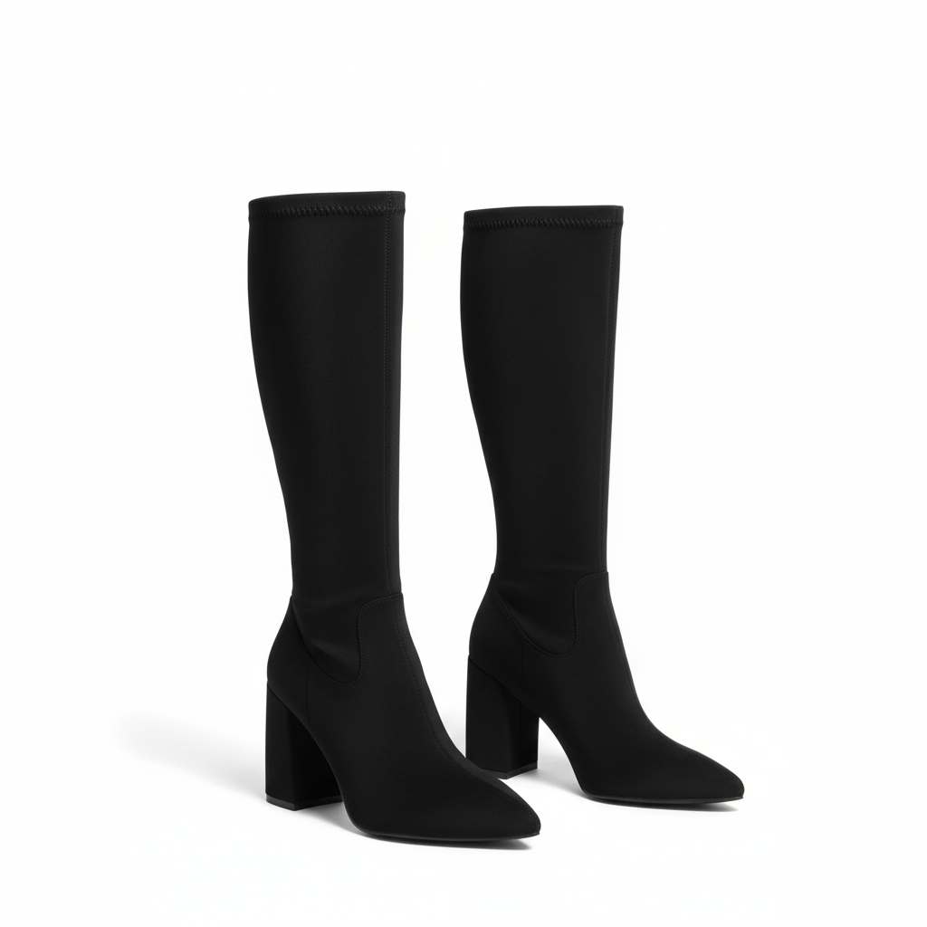 Chunky Heel Ankle Boots