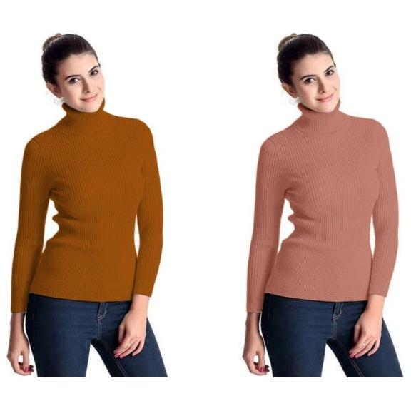 Thermal Blouses High Polo Neck