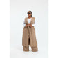 Tube Crop Long Cardigan Cover Up & Bodycon Pants Set