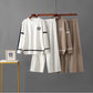 Knitted Long Sleeve Top and Long Pants 2 pieces set
