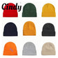 Unisex Winter New Big Head Wool Knitted Hat