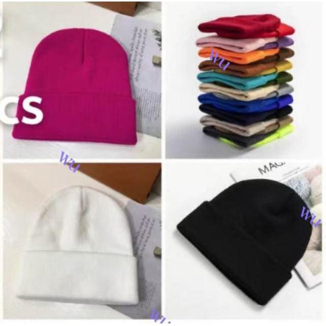 Unisex Winter New Big Head Wool Knitted Hat